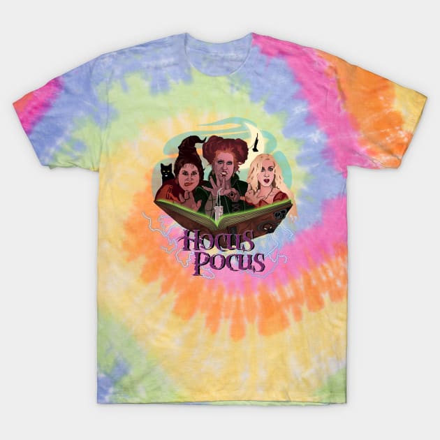 Hocus Pocus Sanderson Sisters I Put a Spell on You Halloween T-Shirt by Screen Fiend Merch